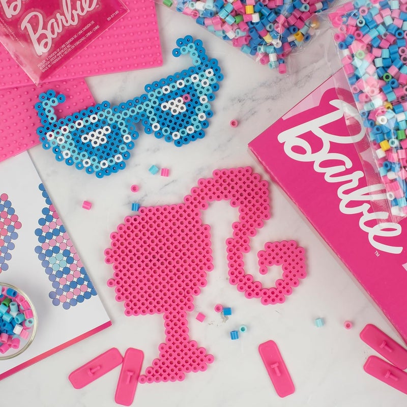 Perler 80-57199 Mattel Barbie Fused Bead Deluxe Activity Kit, 9 Unique Patterns, Multicolor, 4011 Pieces - Image 4